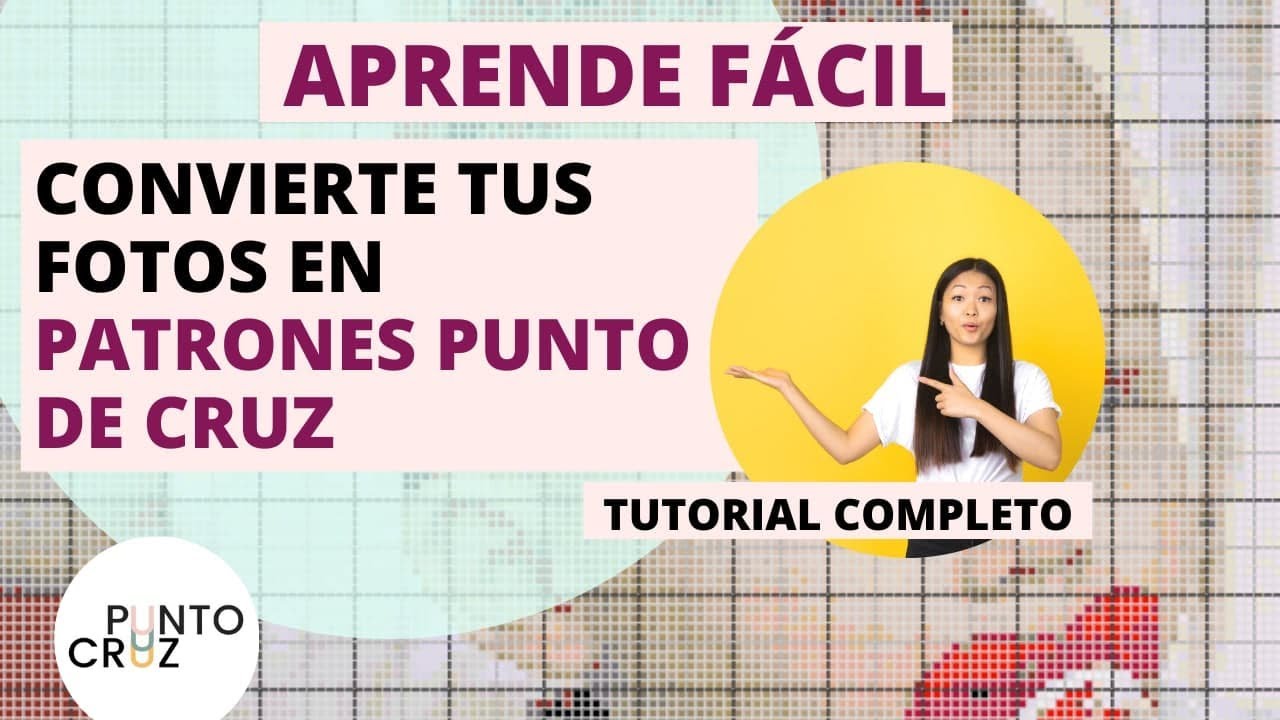 ✅CONVERTIR FOTOS EN PATRONES PUNTO DE CRUZ CON PIC2PAT | Programa para convertir tus fotos punto.