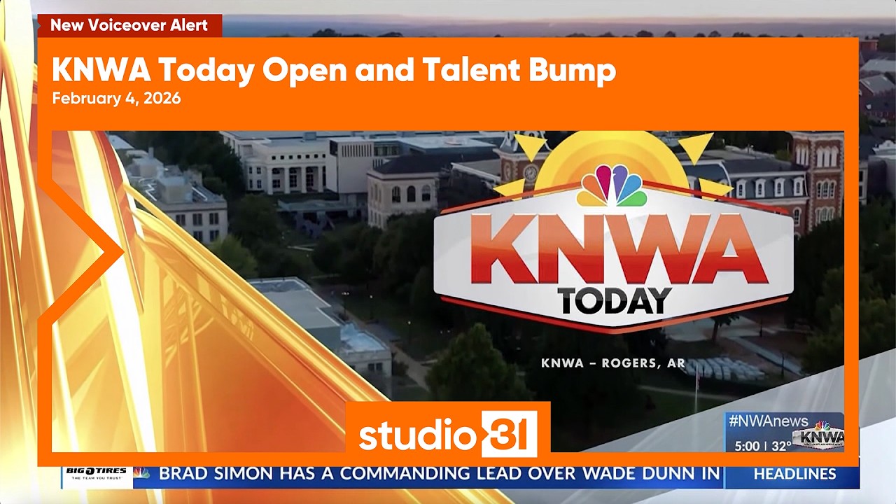 KNWA Today Open and Talent Bump, 2/4/2026 (New Voiceover)