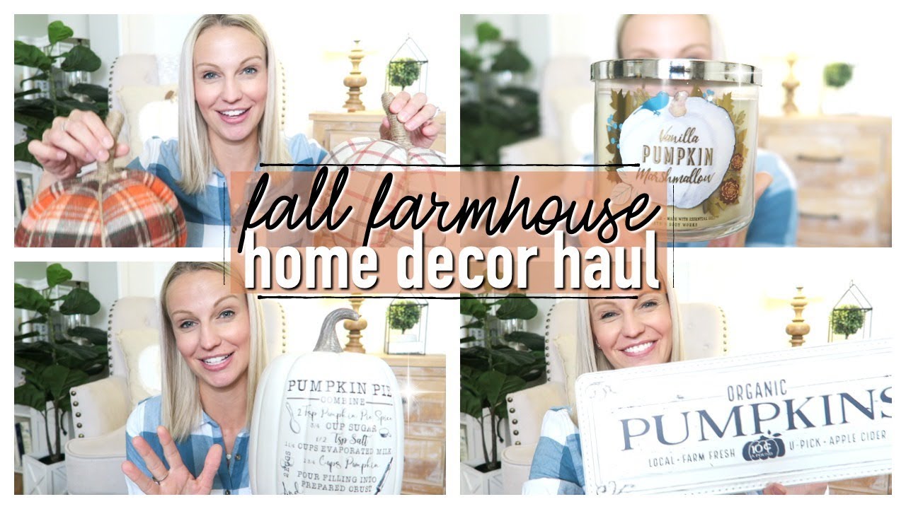 HUGE FALL DECOR HAUL 2019 | KIRKLANDS, HOBBY LOBBY, DOLLAR GENERAL, BATH & BODY WORKS