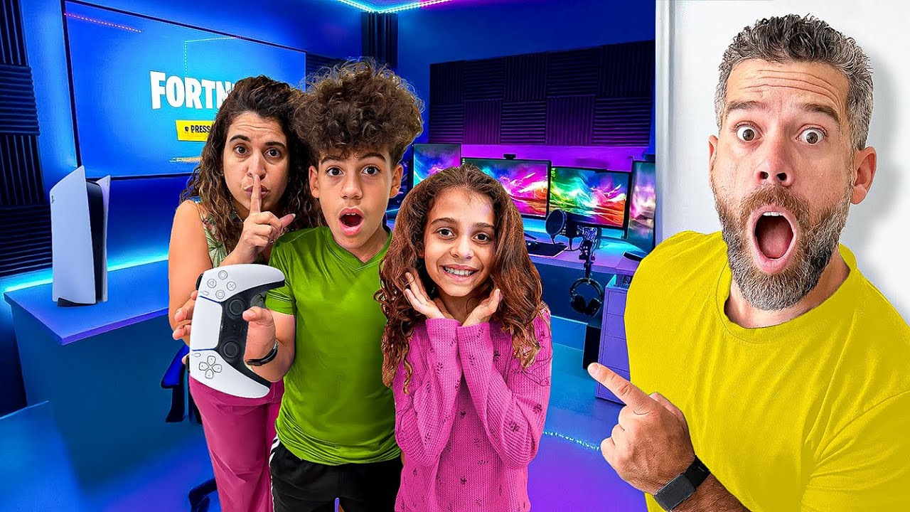 Lo SORPRENDEMOS con el GAMING SET UP de sus SUE&Ntilde;OS!