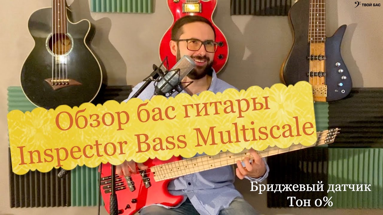 Обзор бас гитары Inspector Bass Multiscale