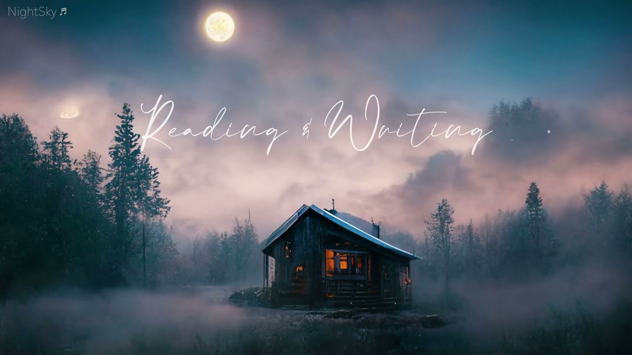 foggy night - quiet study music for reading, writing and studying