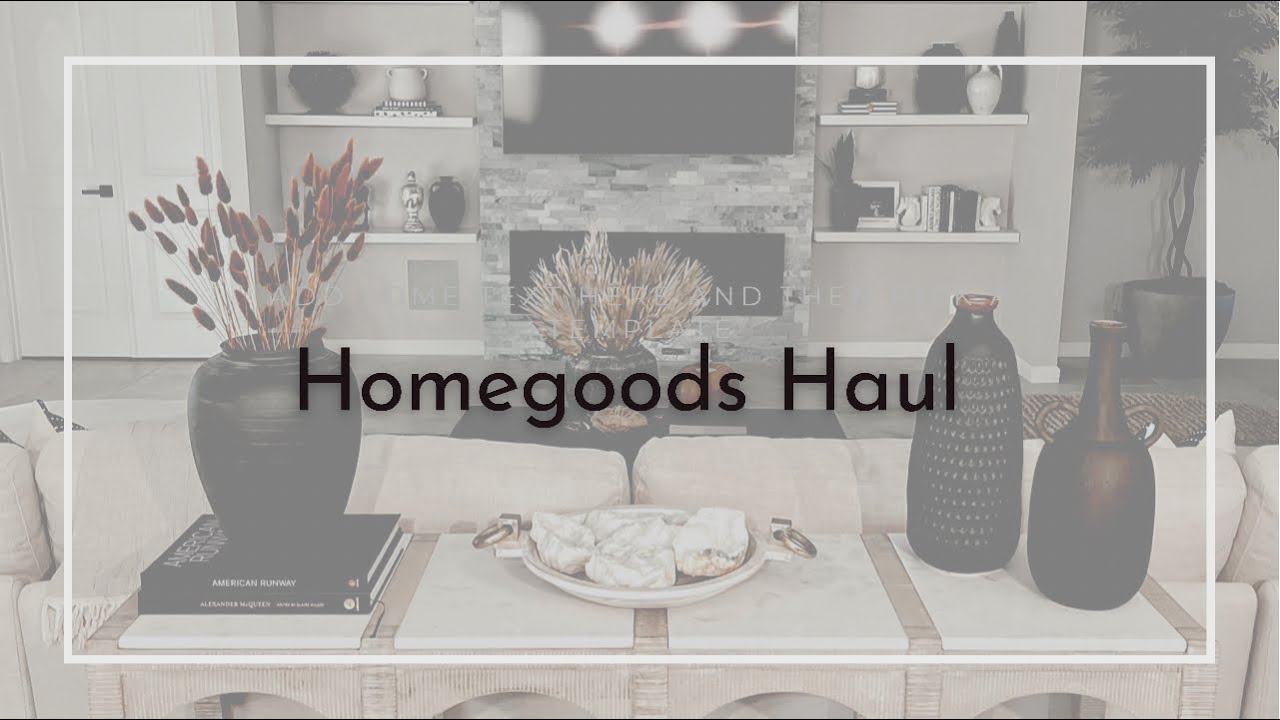 HOMEGOODS SHOP WITH ME AND HAUL | PLUS A TOUR OF MY HOME AND BRAND NEW WOOD FLOORS
