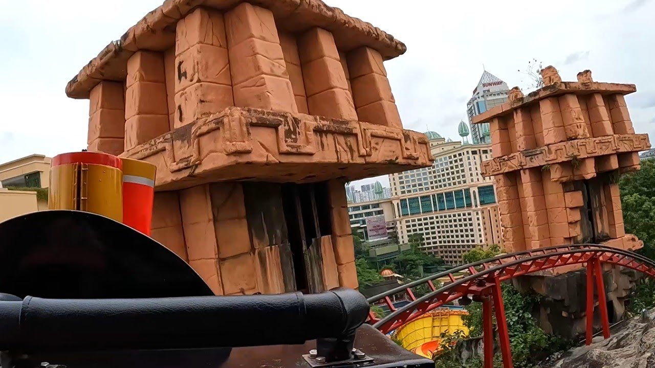 Lost City Of Gold On Ride POV - Sunway Lagoon