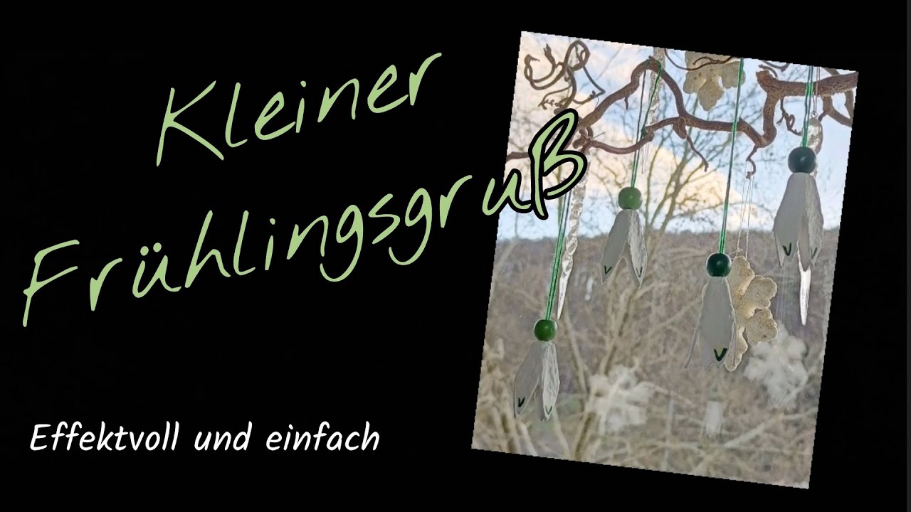 Kleiner Frühlingsgruß - Effektvoll und einfach