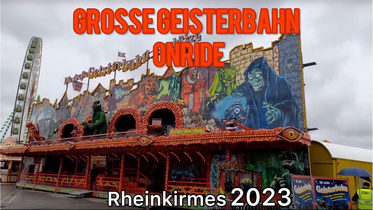 Große Geisterbahn Schütze Onride Rheinkirmes 2023 Düsseldorf