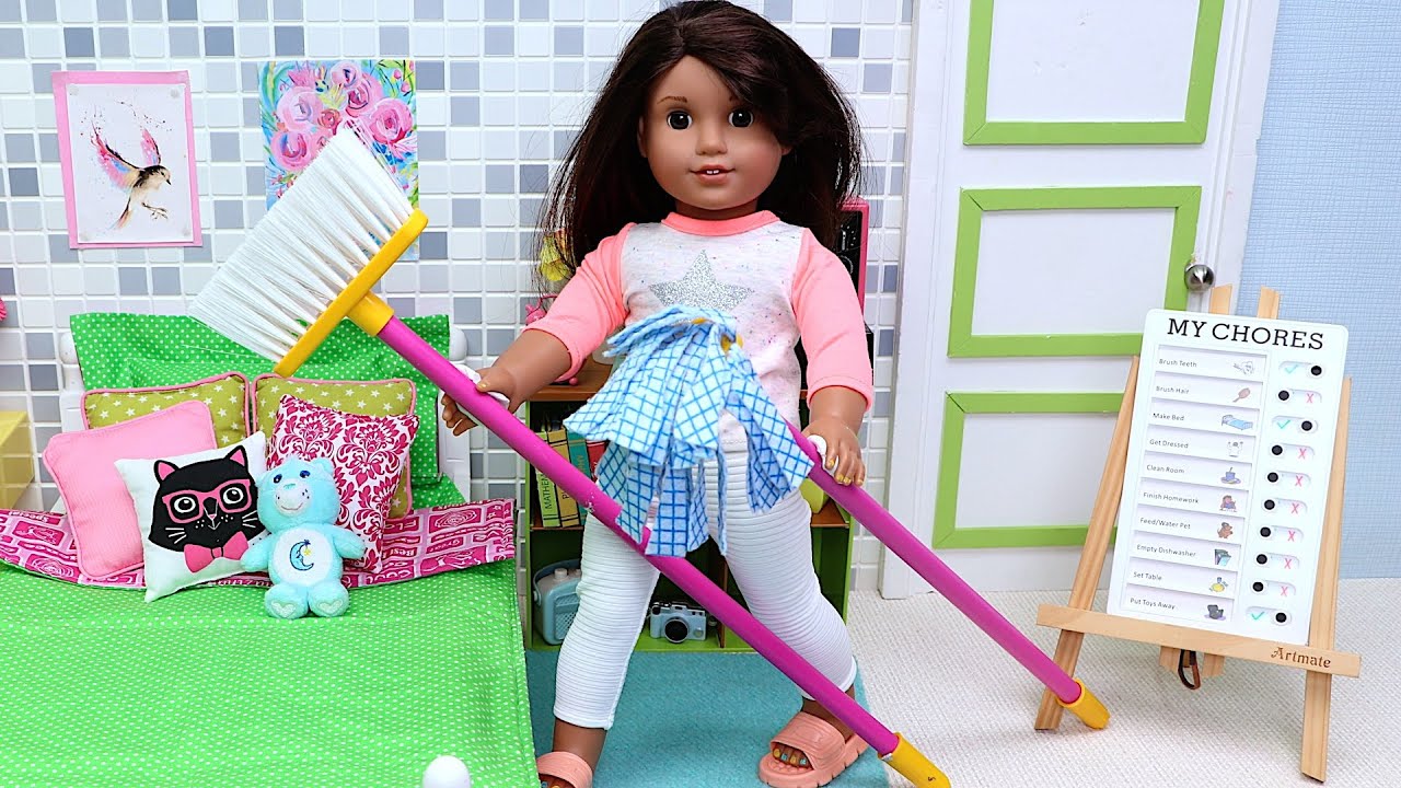 Doll win over chores with To-Do list! PLAY DOLLS 35min