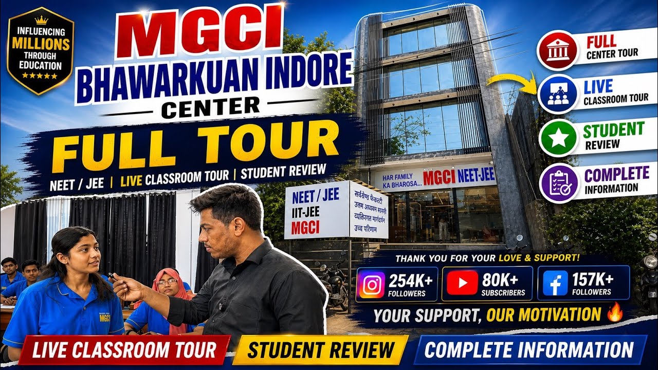 Mgci Bhawarkuan Center Indore  Full Campus Tour , fees Structure, New Batches & Student Feedback