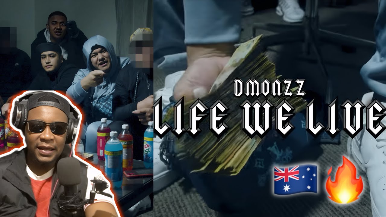 AUSTRALIAN RAP REACTION 🇦🇺| DMONZZ - LIFE WE LIVE (OFFICIAL MUSIC VIDEO)🔥