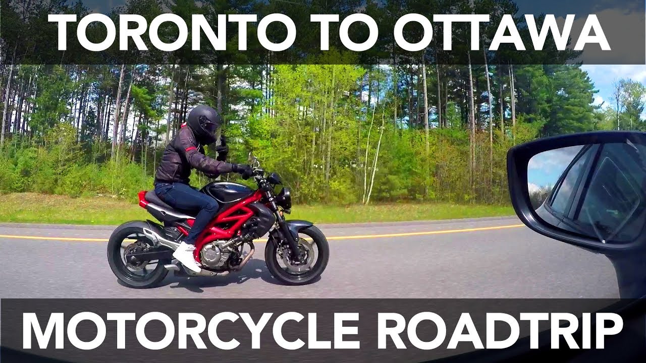 TORONTO TO OTTAWA MOTORCYCLE ROAD TRIP | CANADIAN ROADS | TULIP FESTIVAL