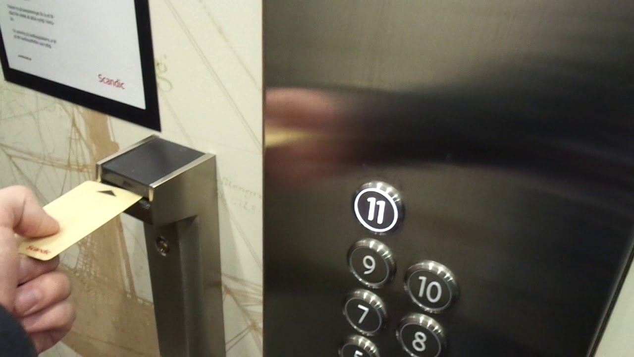 Ещё одно видео: лифты Fast 2014 KONE Monospace MRL Tr. Elevators в отеле Scandic Hotel Järva Krog...