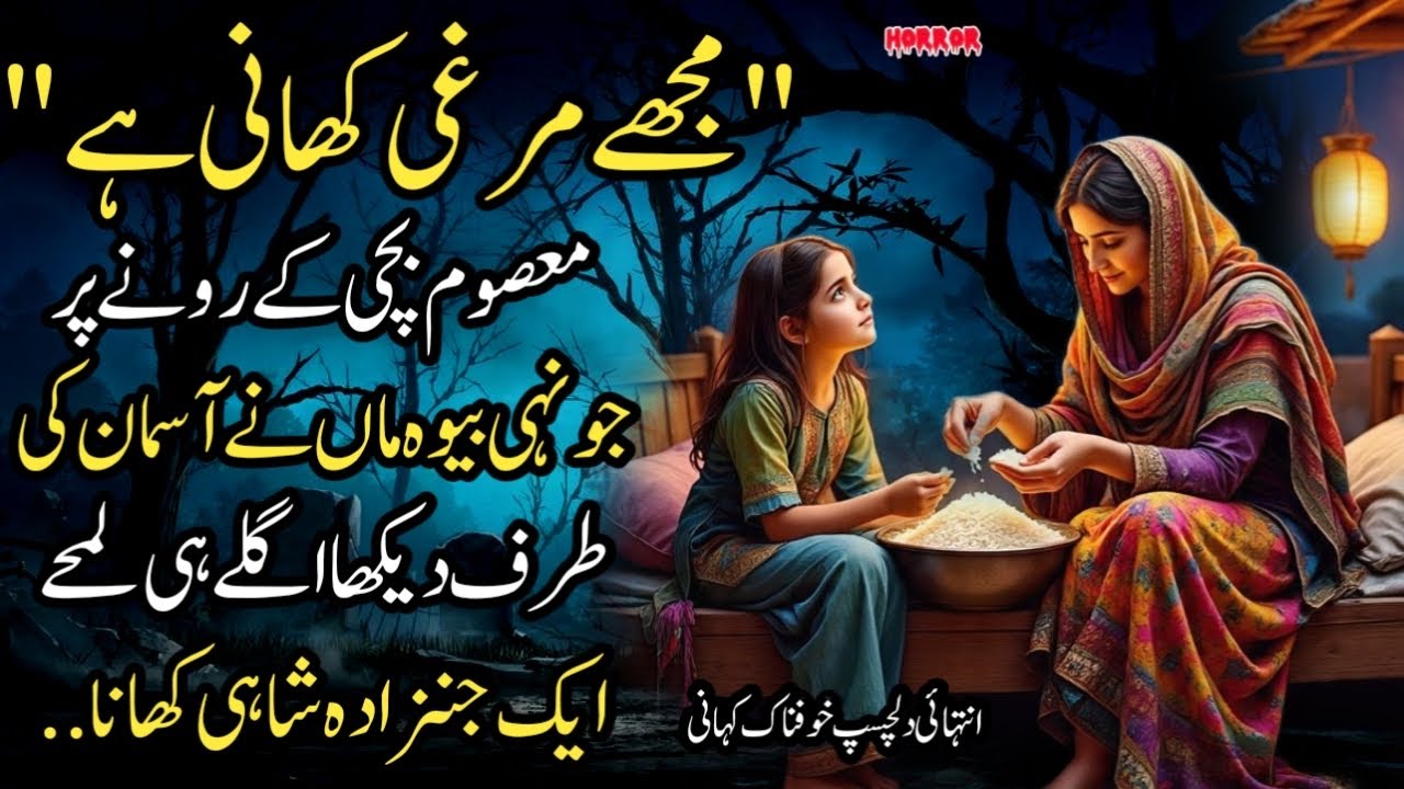 Jinn Ka Shahi Dastarkhwan | Bhooki Bachiyan Aur Aasman Se Aayi Madad | Emotional Horror Kahani