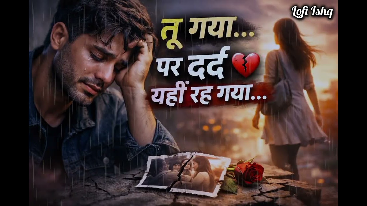 Tu Gya Par Dard Yahi Reh Gaya 😭💔 | Most Painful Breakup Song |Hindi Sad Song #sadsong #emotionalsong