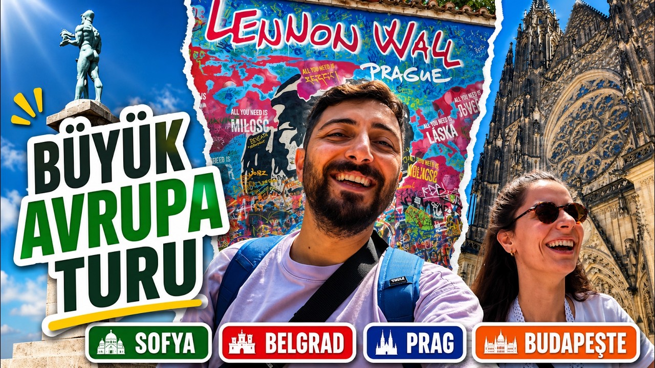 OTOBÜSLE AVRUPA TURU #1 | Sofya, Belgrad, Budapeşte, Prag