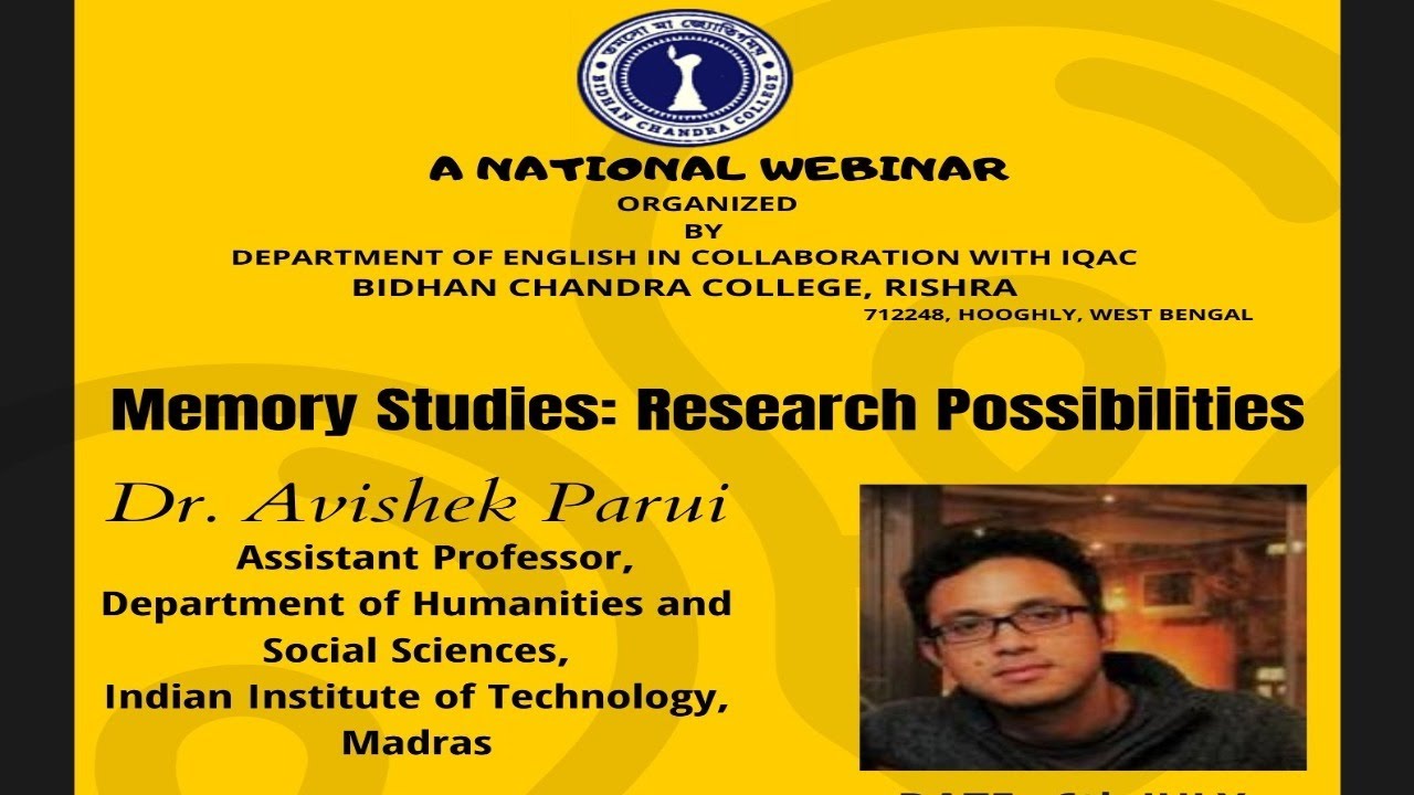 A National Webinar on 
