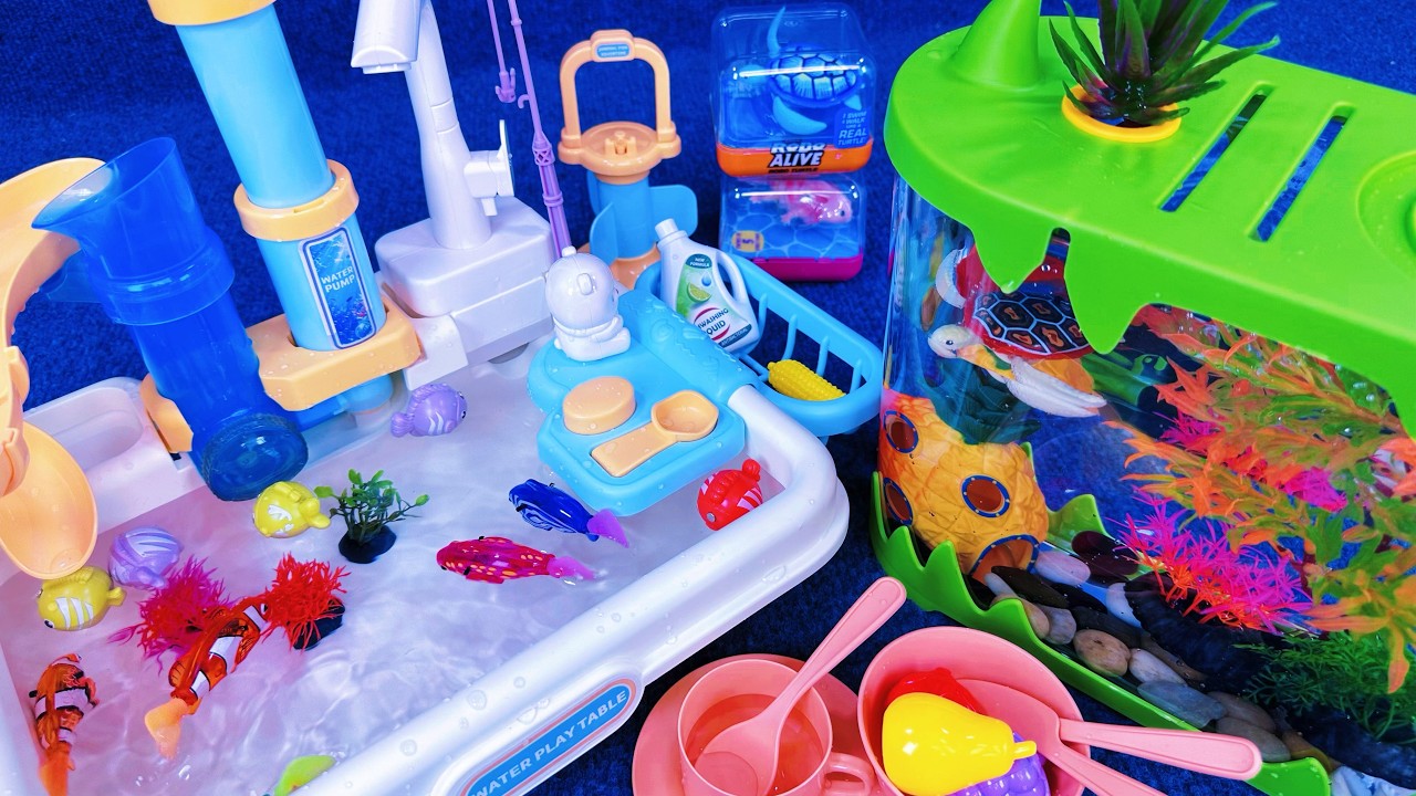 10 Minutes Satisfying with Unboxing Kitchen Playing in Water Playset ASMR | Review Toys