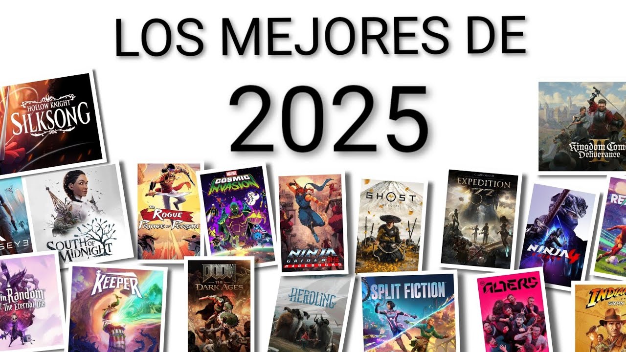 MI TOP 18 VIDEOJUEGOS DE 2025