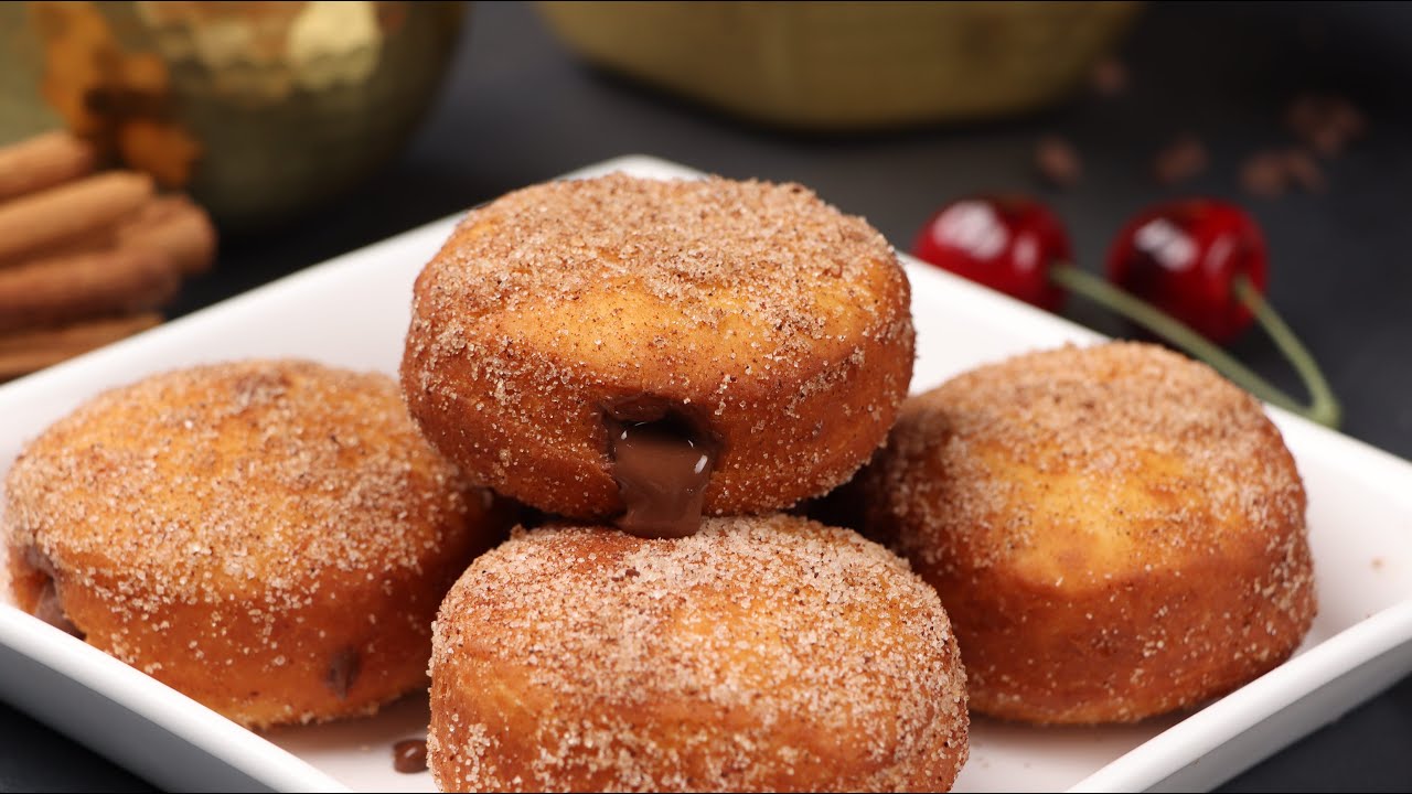 أسهل وأطيب طريقة ممكن تجربوها لتحضير الدونات 😍👌
