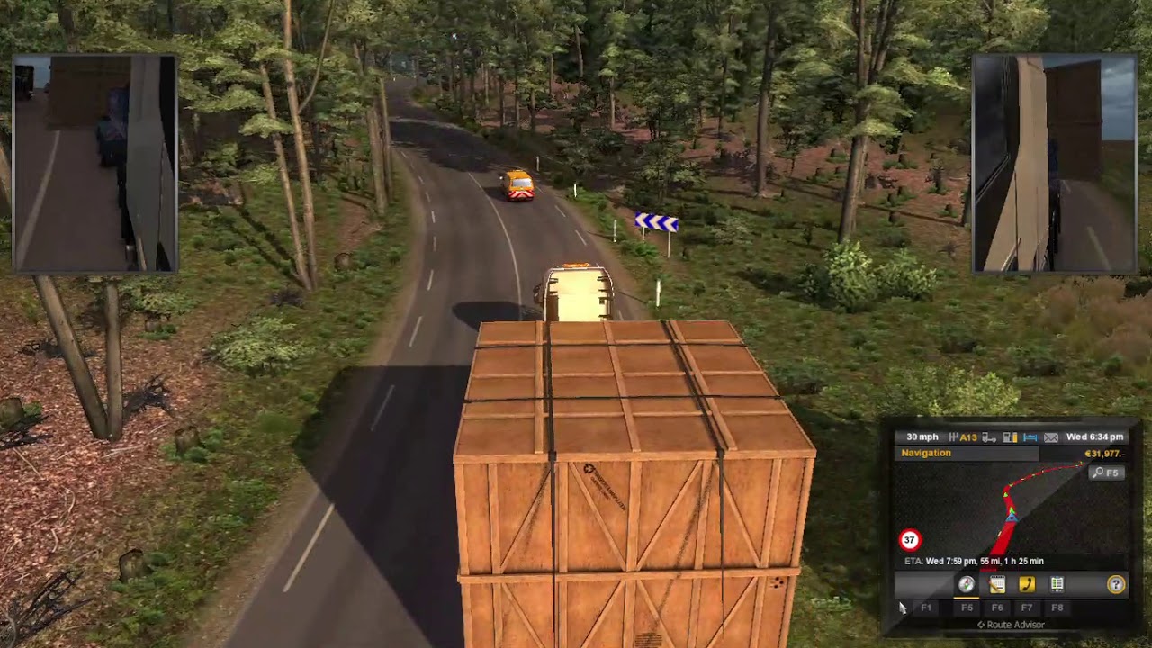 Euro Truck Simulator 2 Fragile cargo Delivery Part 2