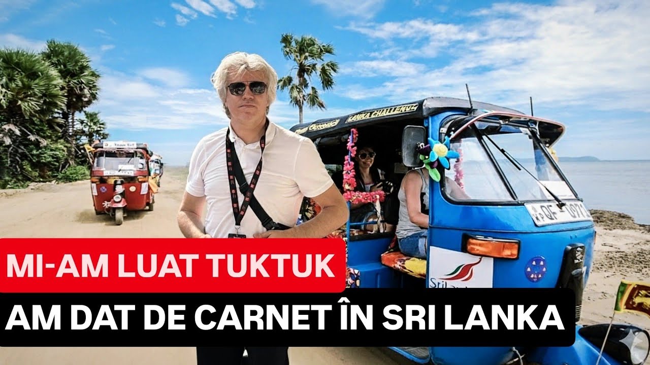 Am dat de PERMIS în SRI LANKA, mi-am luat TUKTUK cu 12 EURO! Se CONDUCE GREU și TRAFICUL e HAOTIC