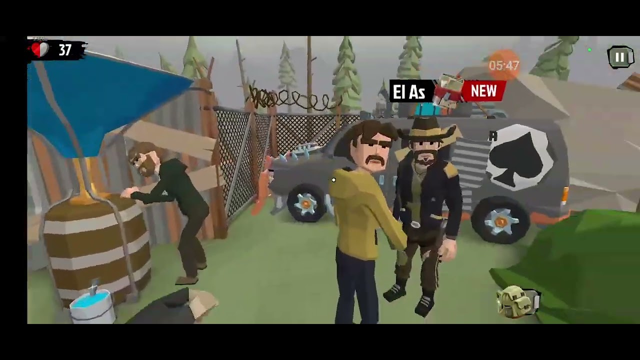 Jugando the walking zombie 