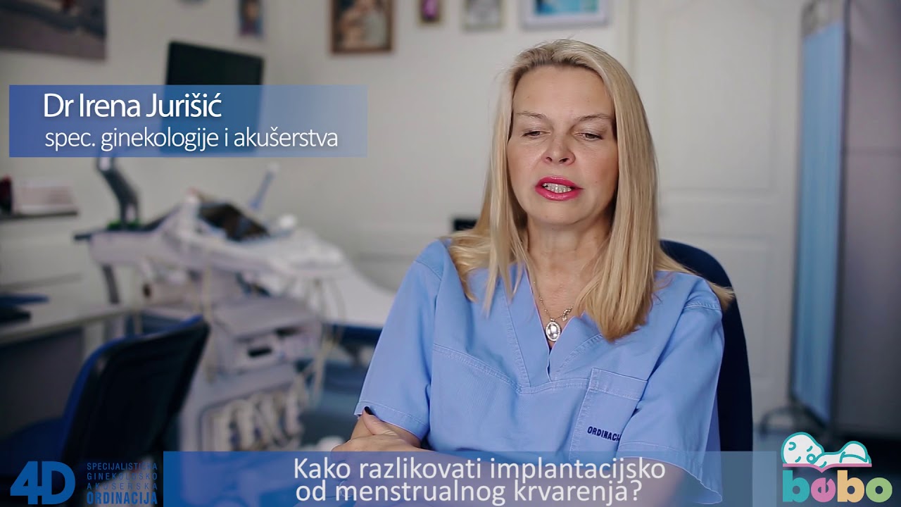 Kako razlikovati implantacijsko od menstrualnog krvarenja?