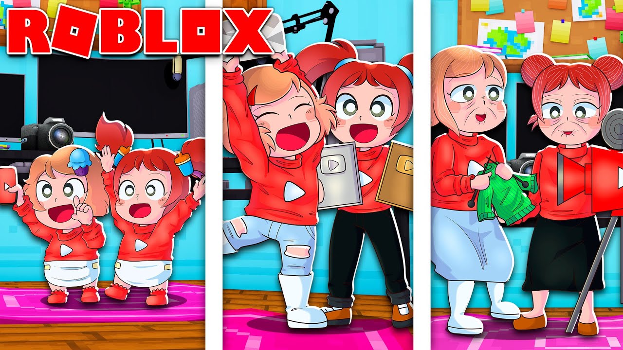 Roblox Mini Movie Brookhaven | Birth To Death Of A Youtuber!