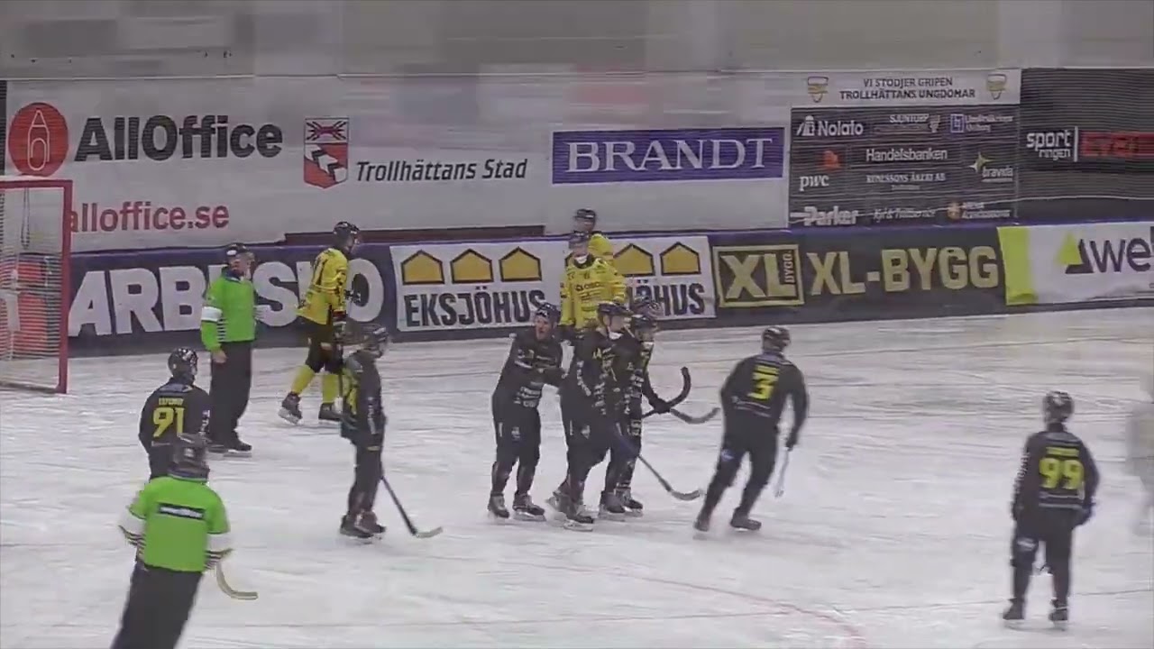 Elitserien Kval Gripen Trollhättan BK   ÅbyTjureda IF