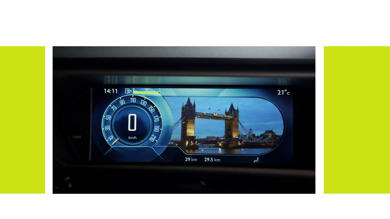 Citro&euml;n C4 Picasso  - How does the panoramic screen work?