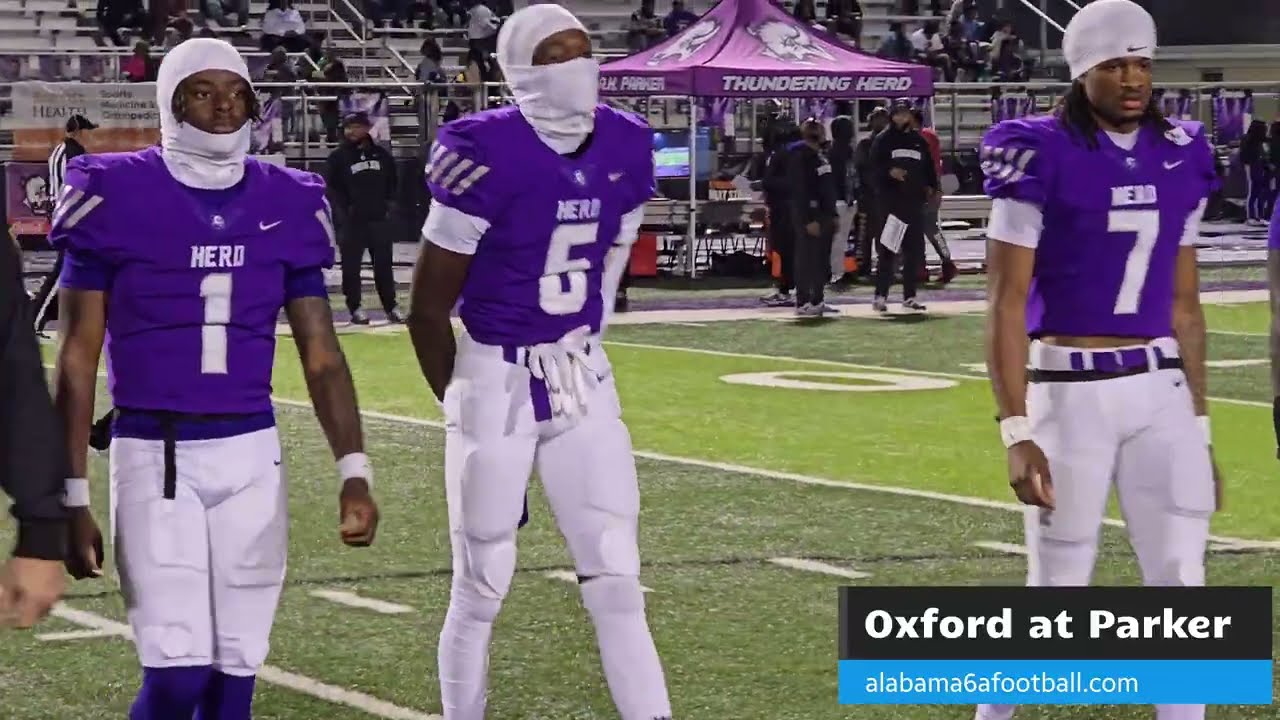 Parker 42, Oxford 21 Final in a 6A First Round Playoff Game
