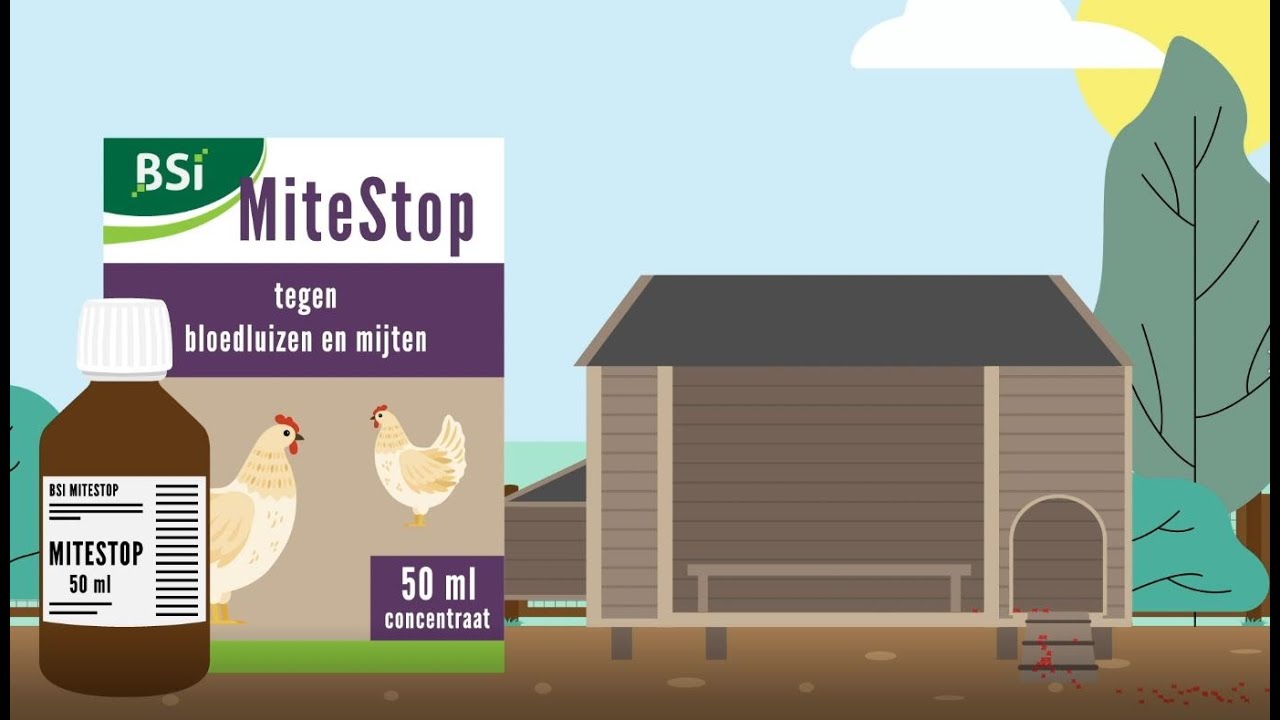 MiteStop: tegen rode vogelmijten en bloedluizen