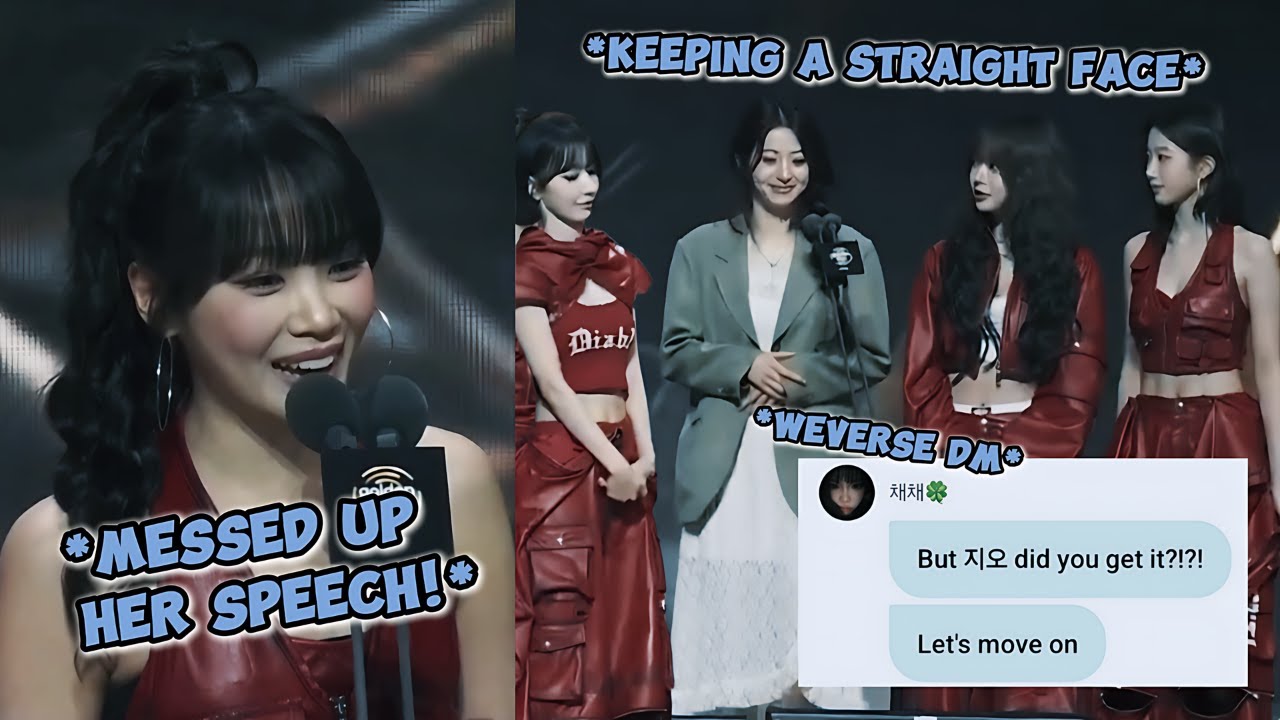 CHAEWON stumbled a bit during her speech at the 40th Golden Disc Awards 2026