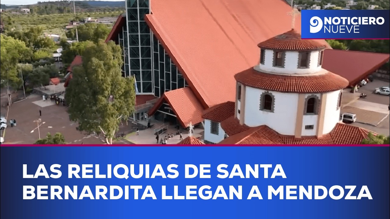 Las reliquias de Santa Bernardita llegaron a Mendoza