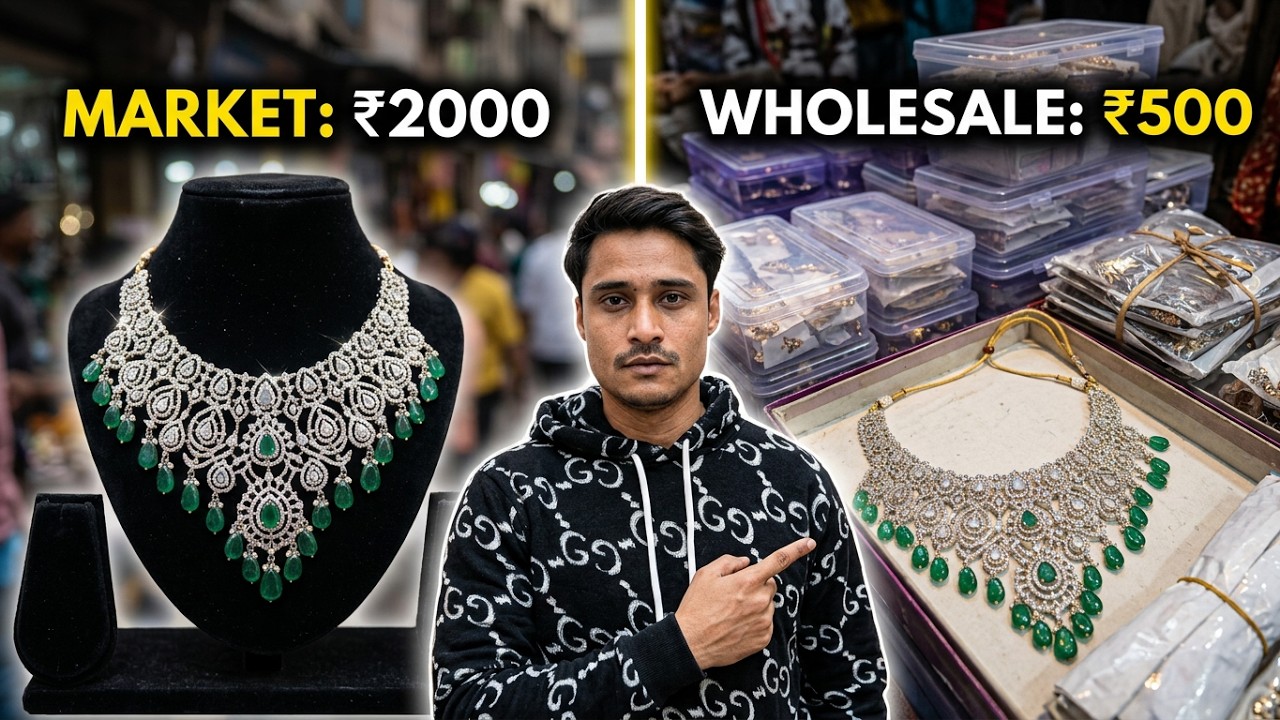 Wholesale Jewellery Market Full Tour | western jewellery