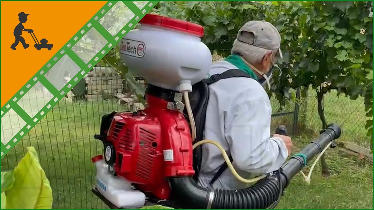 GeoTech Pro MDP 800 Backpack Petrol Mist Blower - Customer's operating video