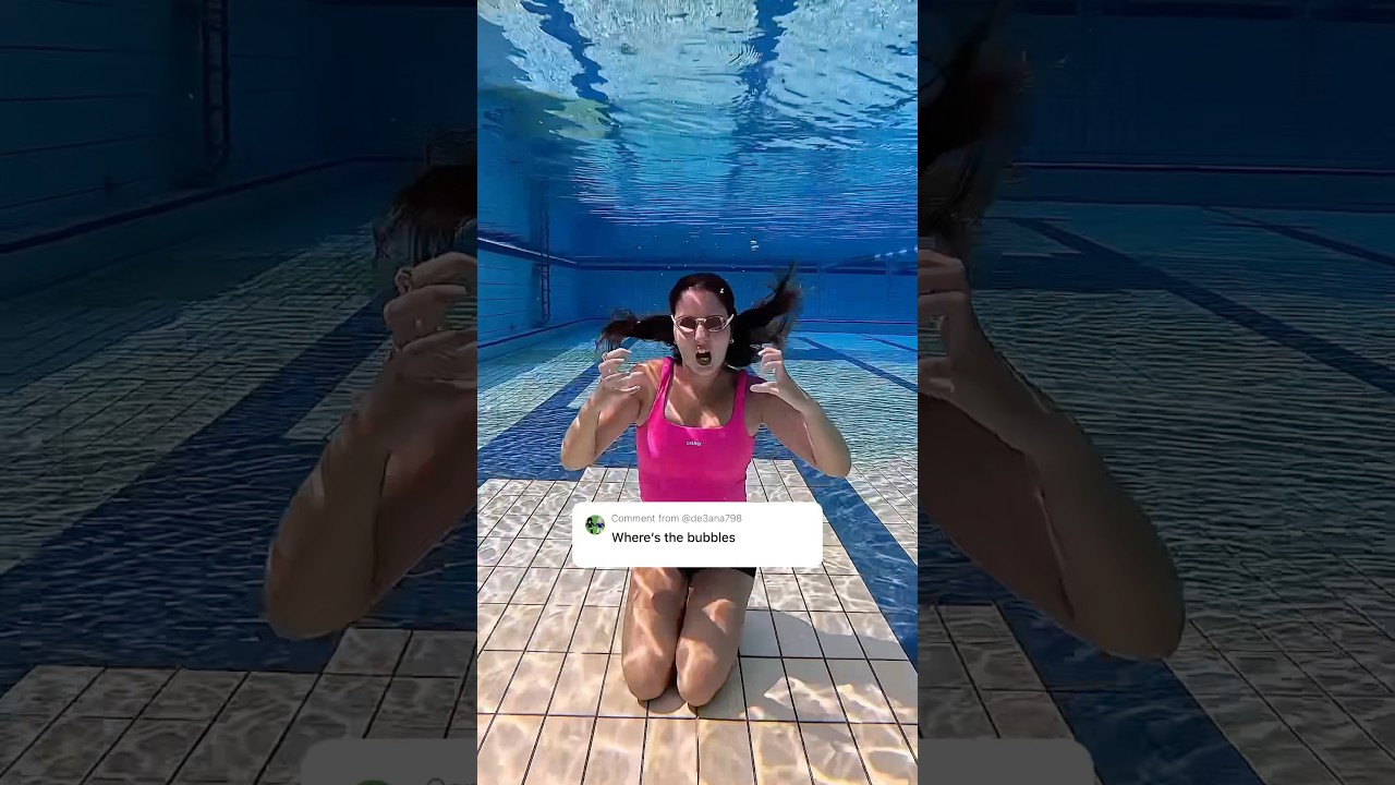 Underwater Bubbles 🫧 #underwater