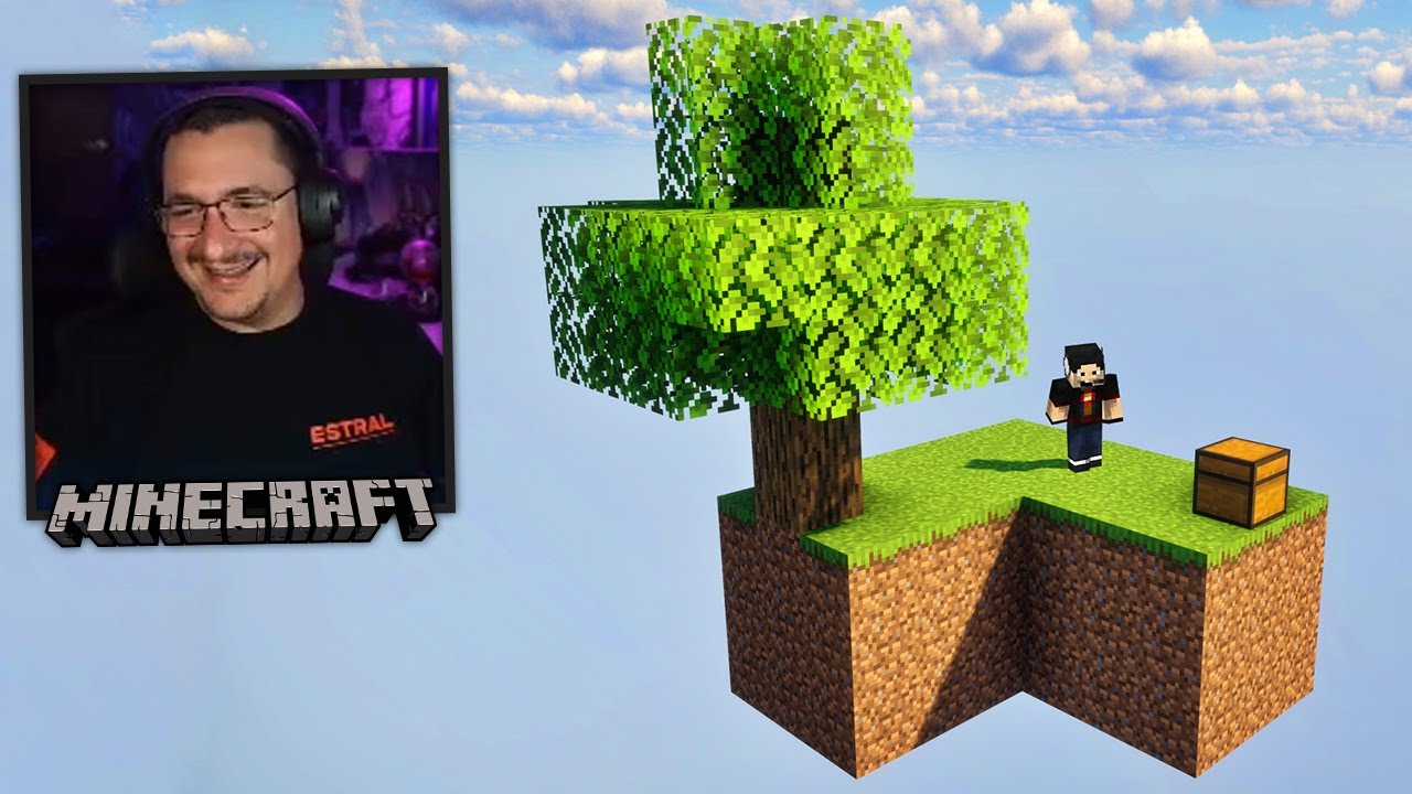 MINECRAFT SKYBLOCK con TUMTUM, CHERRY, AKELLIE y PINKU