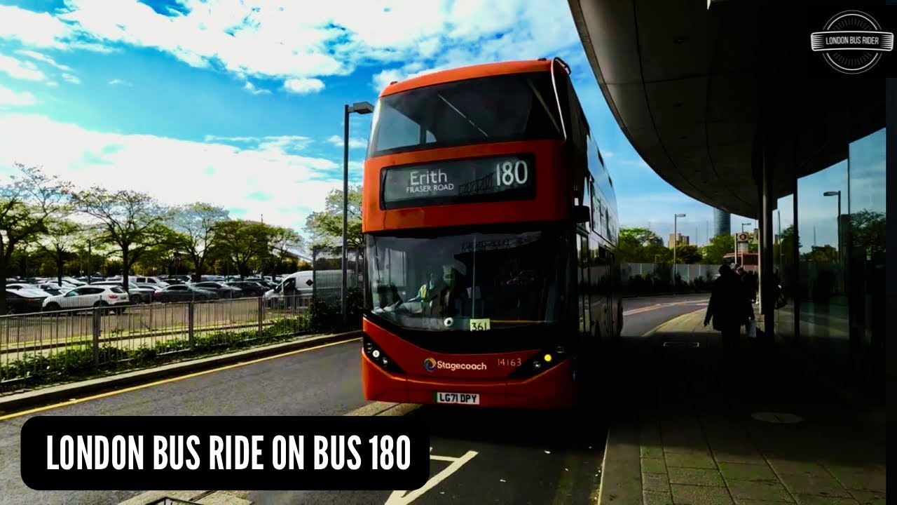 🚌 London Bus Ride: Route 180 – From North Greenwich to Erith 🍂