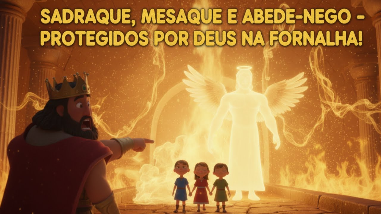 SADRAQUE, MESAQUE E ABEDE-NEGO – PROTEGIDOS POR DEUS NA FORNALHA
