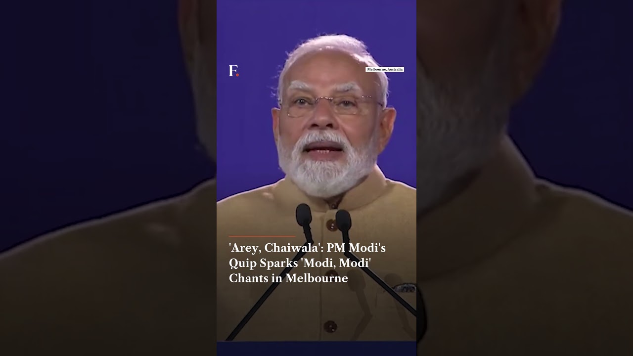 'Arey, Chaiwala' PM Modi's Quip Sparks 'Modi, Modi' Chants in Melbourne | N18G