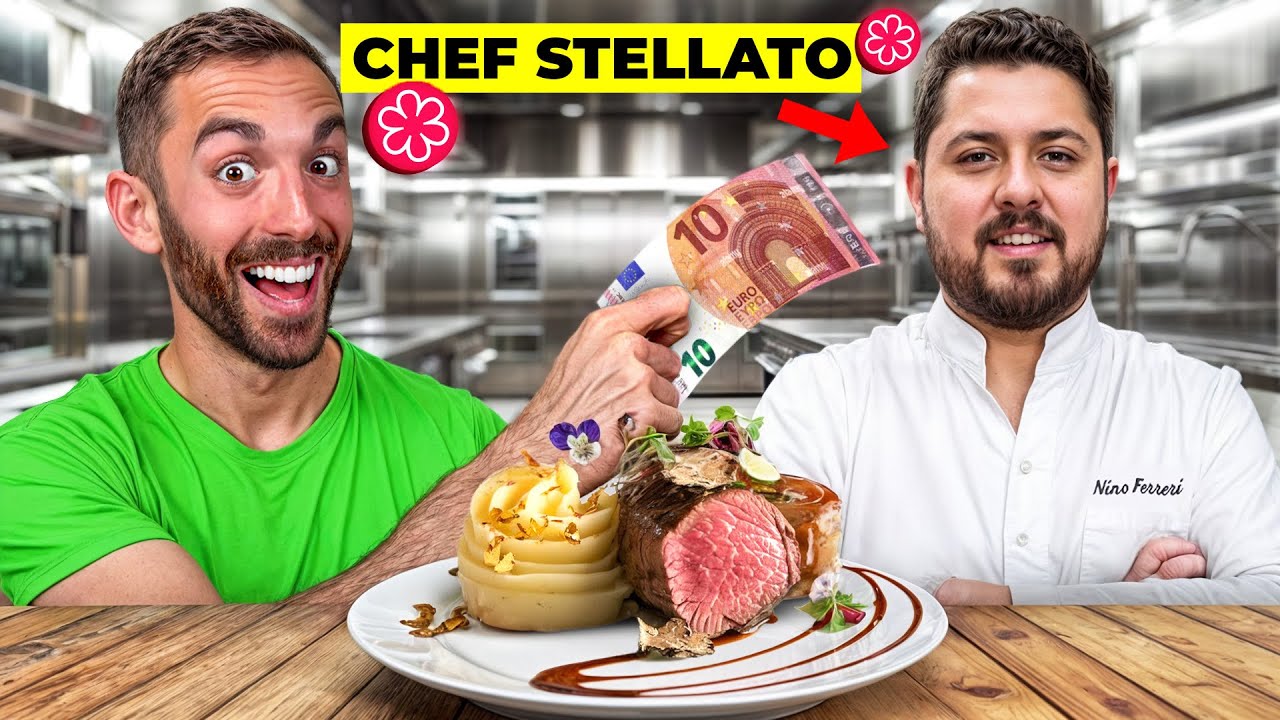 Ho chiesto ad uno CHEF STELLATO di preparare un PIATTO GOURMET con soli 10€.