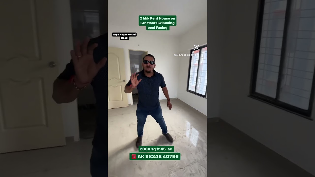 2 bhk Pent House flat for sale at Arya Nagar Koradi Road Nagpur #viralvideos #reels #trendingreels✅✅