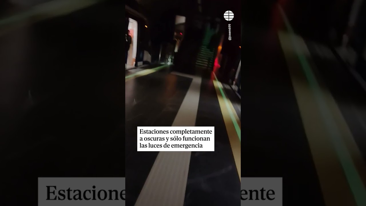 Gran #apag&oacute;n en Espa&ntilde;a: el metro de #madrid se queda completamente a oscuras