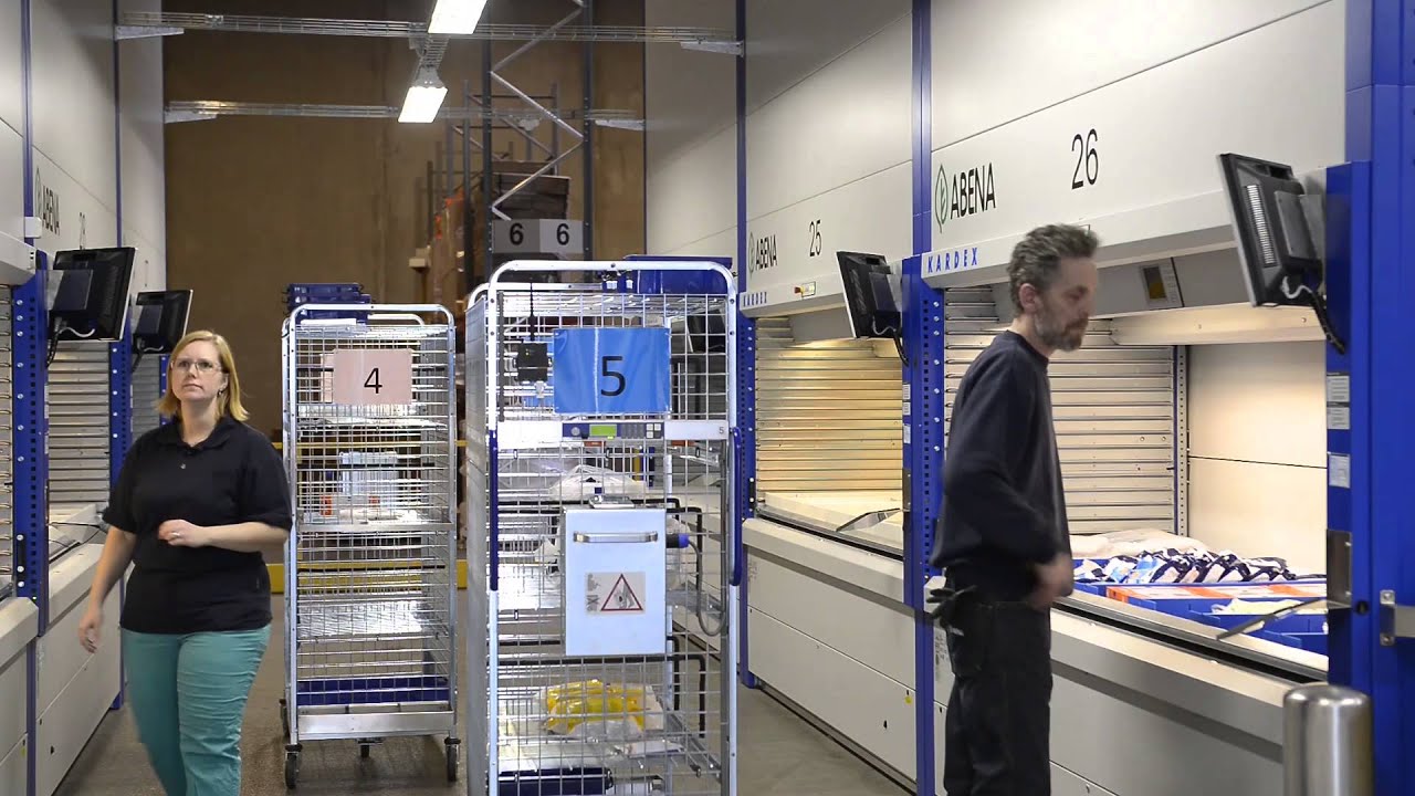Kardex Remstar lagerautomater øger effektiviteten hos Abena i Åbenrå