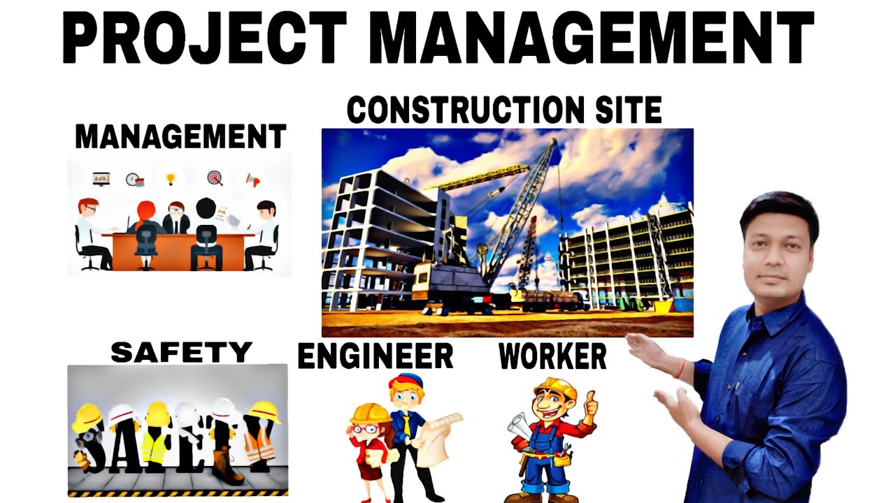 Project management in Hindi @ Construction site management @ Role & responsibility  in organization