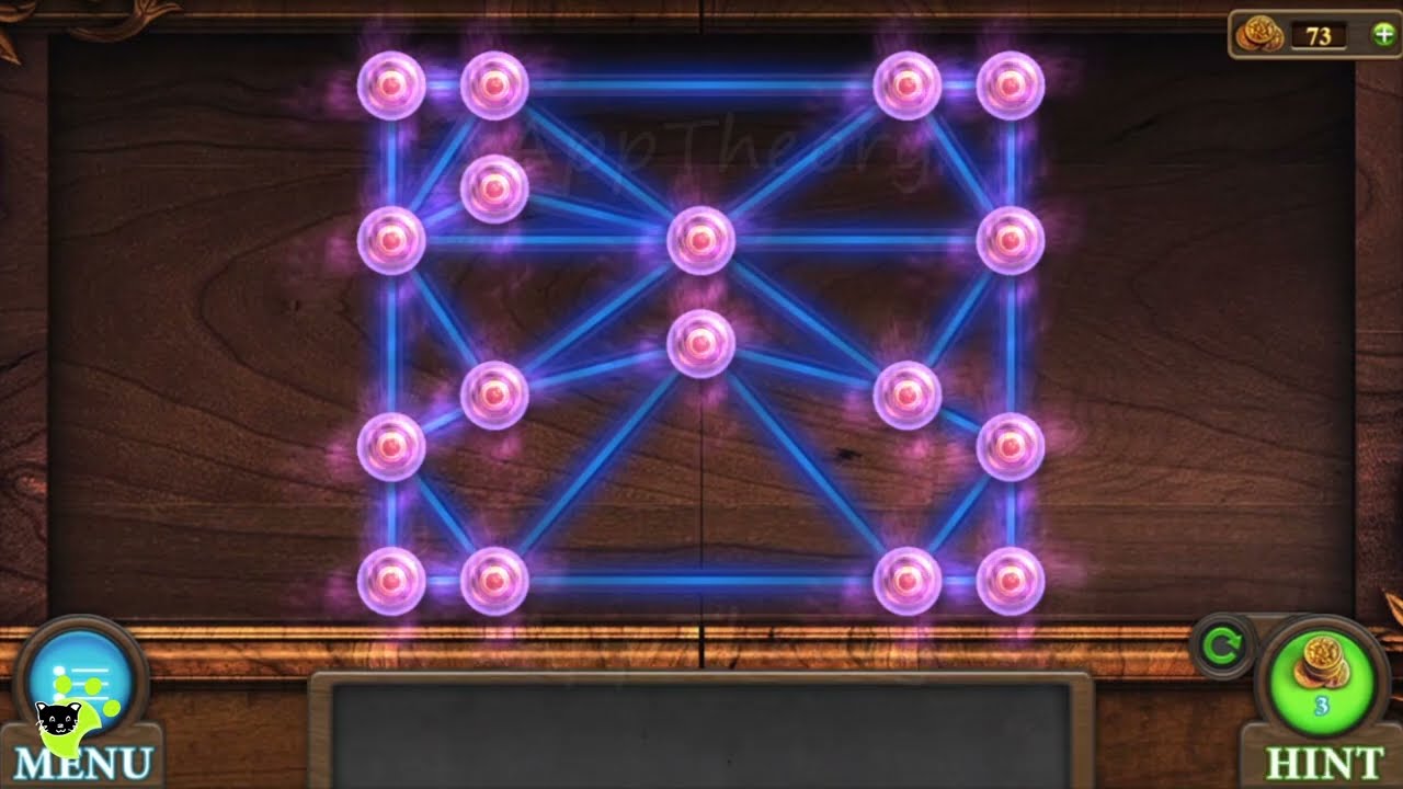 Connect Dots Puzzle Variation #7 - Tricky Doors Level 2 Secluded Island (FIVE-BN GAMES)