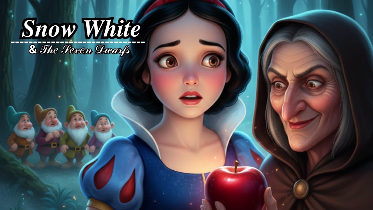 Snow White Cartoon Story | बच्चों और बड़ों के लिए जादुई कहानी | Animated Fairy Tale Story #snowwhite