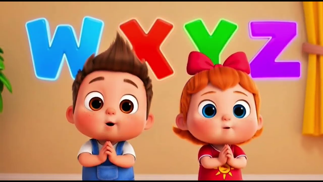 ABC Song A to Z 🌈 | Learn Alphabets with 3D Cartoon | Kids Learning Video