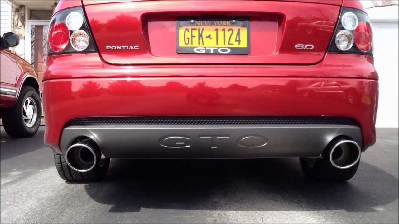 2006 GTO Borla Cat-Back