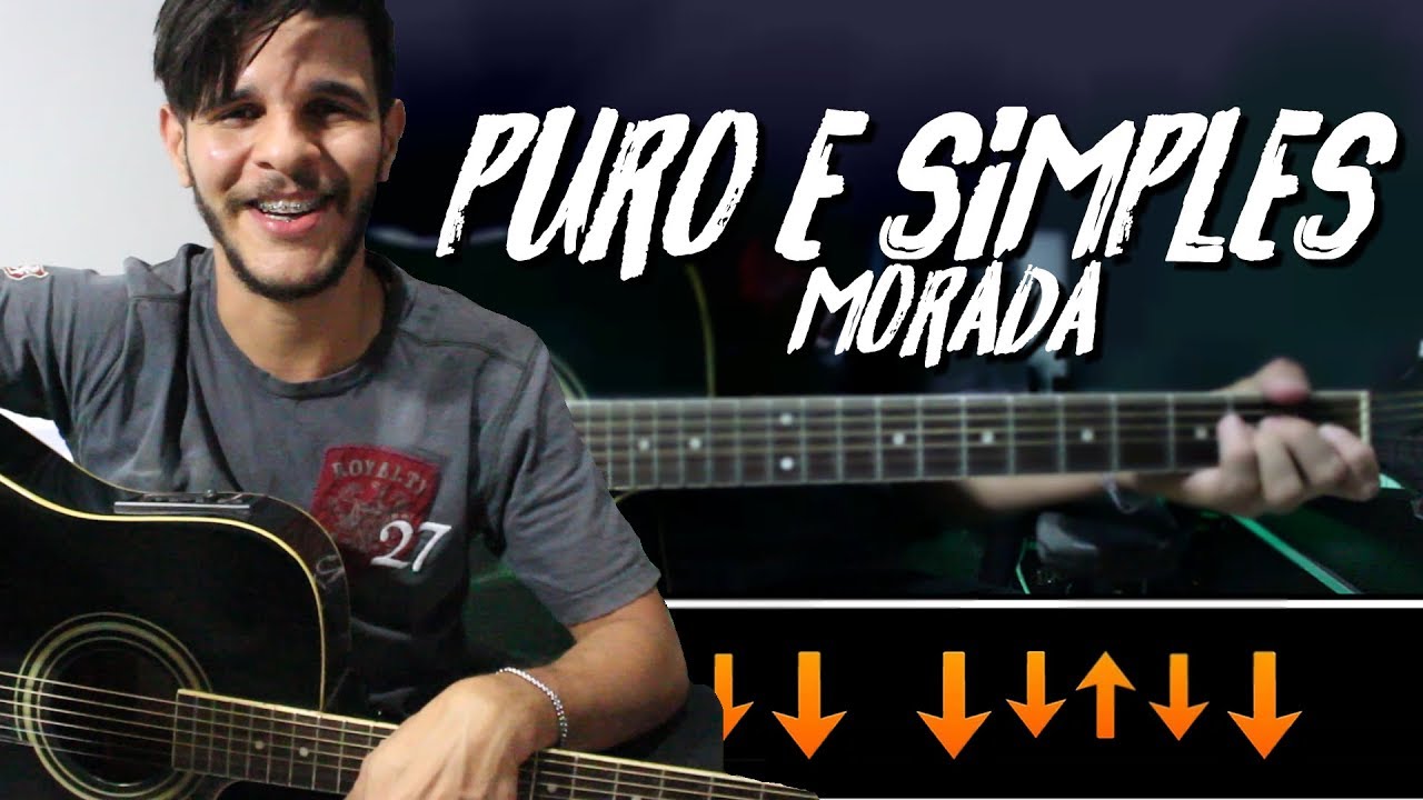 Puro e Simples // Morada // V&iacute;deo Aula de  Viol&atilde;o